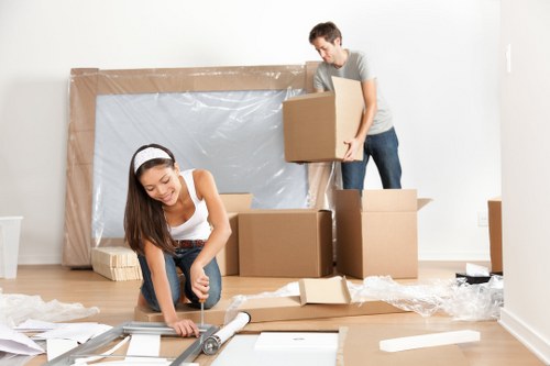 Checklist and moving supplies prepared for a Petersham relocation