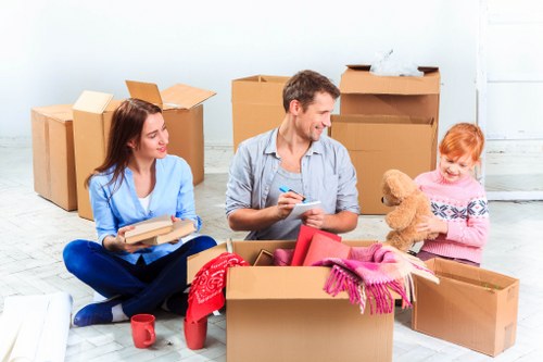 Customer booking a secure storage service at Petersham Storage