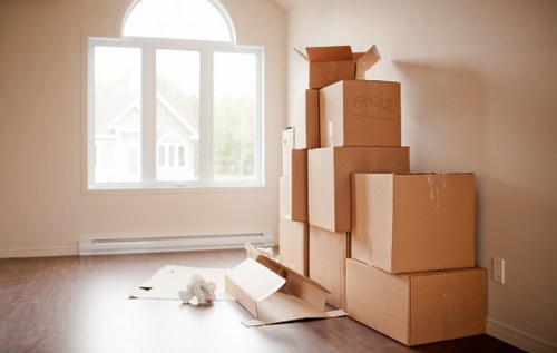 Organised furniture, clothing, and home goods stored safely in Petersham