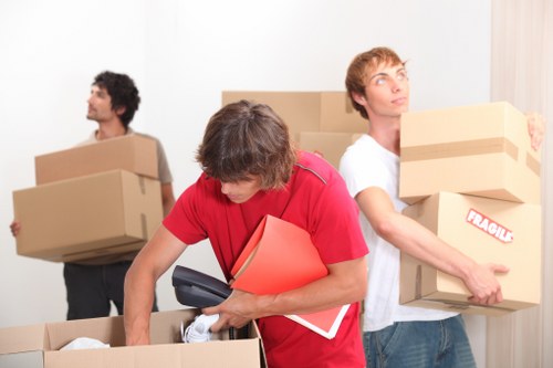 Office furniture and IT assets prepared for relocation