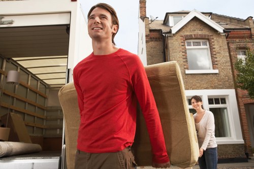 Home moving and renovation furniture storage setup in Petersham