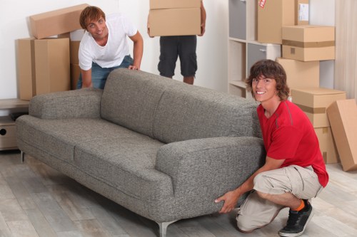 Business supplies stored using mobile self storage in Petersham